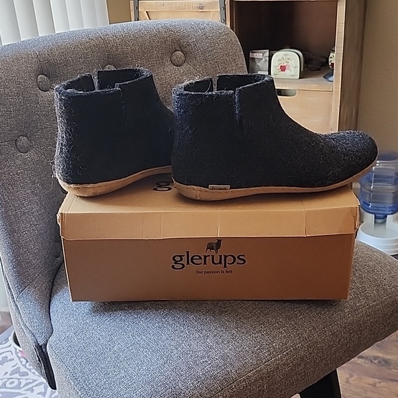 Glerups charcoal low boot size 39 - Picture 3 of 5